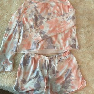 Tie-dye loungewear set